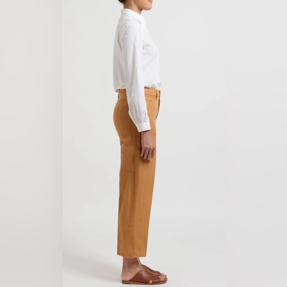 NWT CLOSED Abe Pants In Green MID WAIST CROPPED RELAXED - Picture 2 of 10